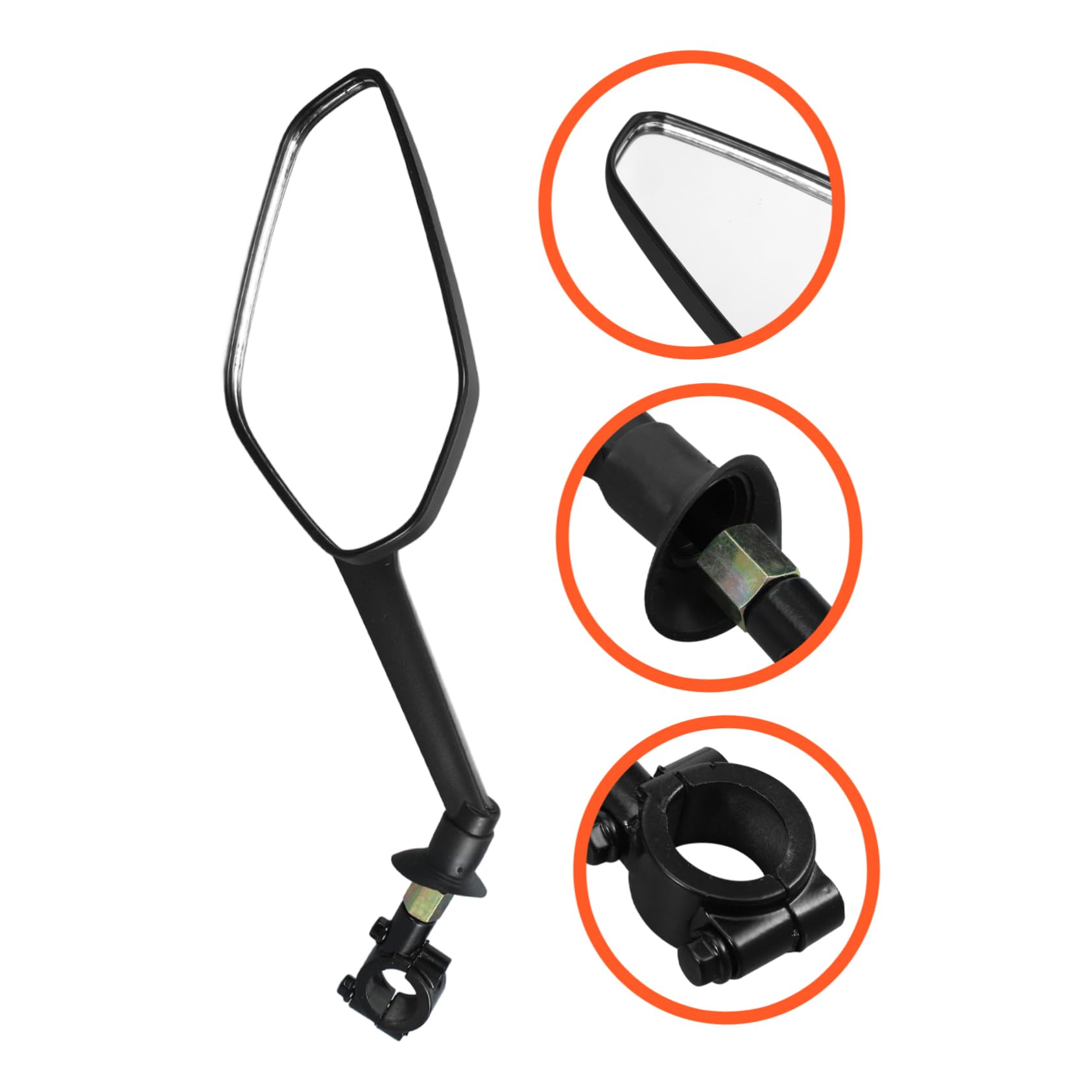 BESPORTBLE 3sets Specchietto Retrovisore Convesso Per Bicicletta Di Specchi Regolabili Per Manubrio Sicurezza e Ampio Campo Visivo Per Mountain Bike e Bici Da Strada