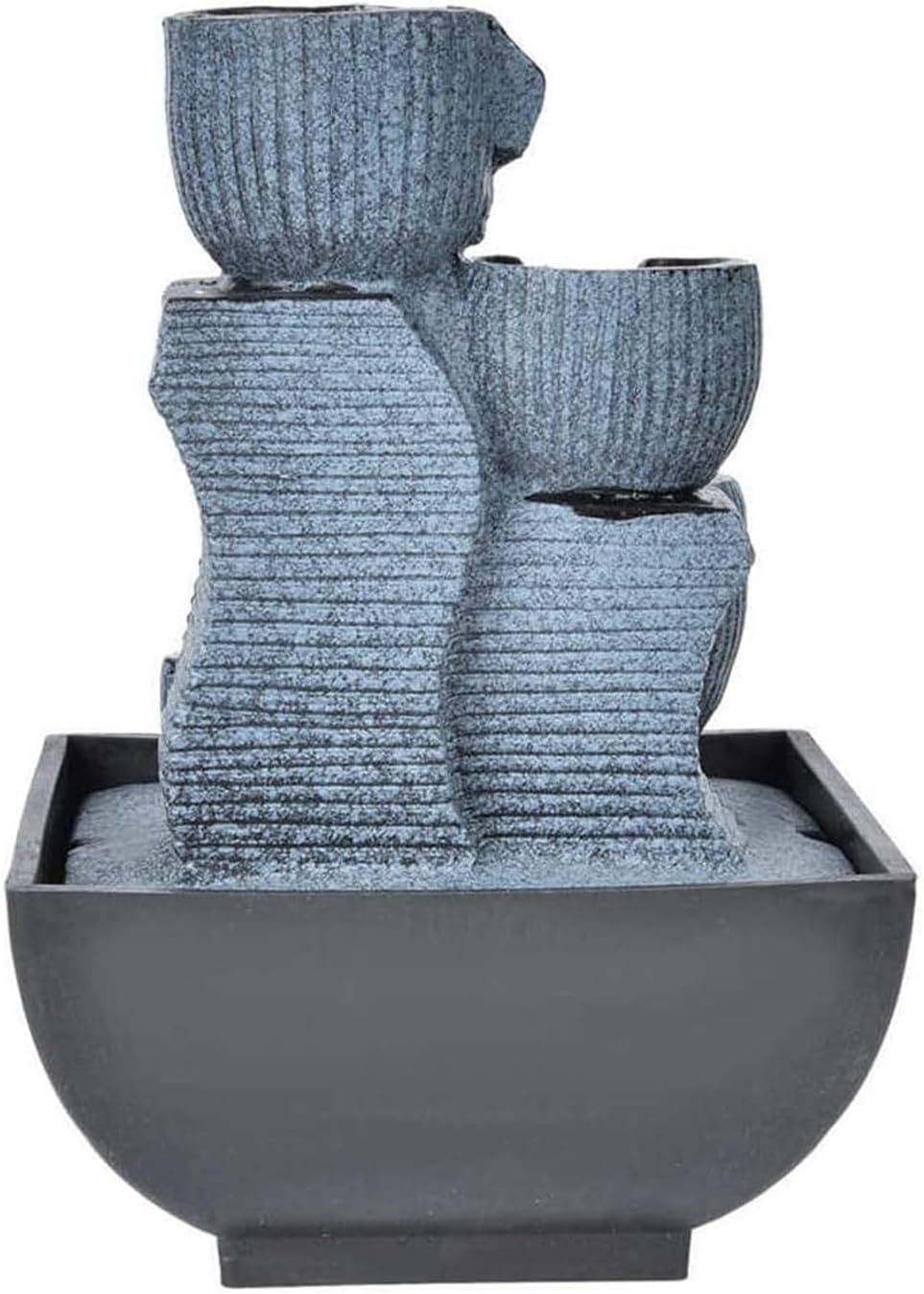 MARURY Resin Landscape Ornament Desktop Fountain Unique Shape Running Water Home Tabletop Decoration for Room Office House Warming Gifts New Home