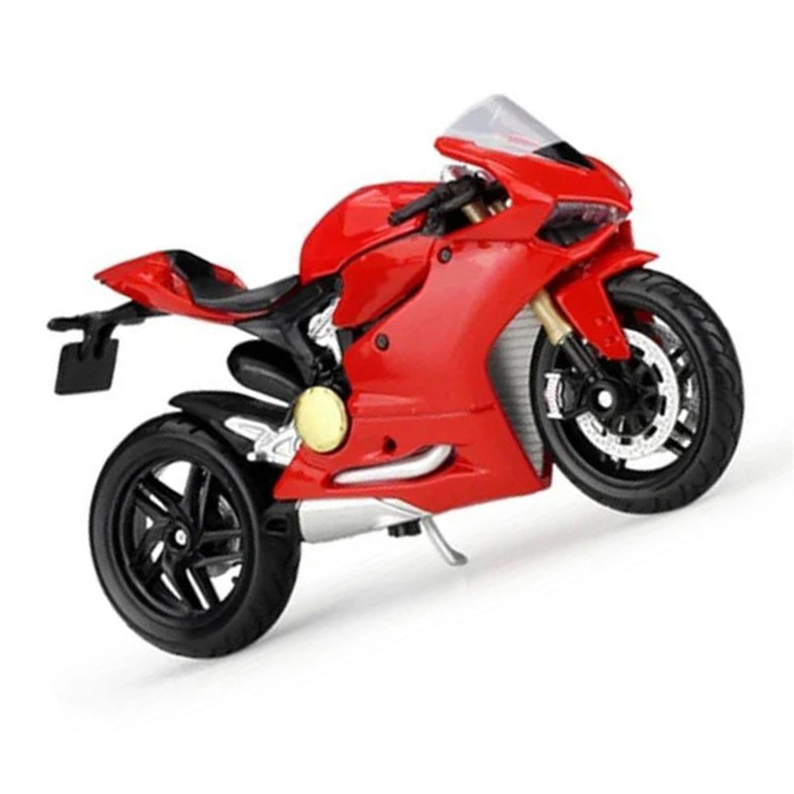 Modello in Scala Modello di Moto 1/18 Pressofuso in Metallo da Collezione per Moto per Ducati 1199 Panigale