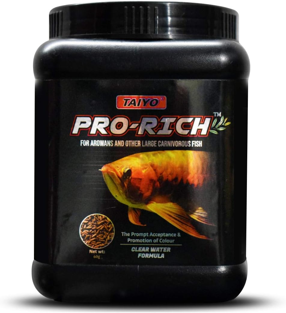 Taiyo Pro-Rich for Arowana and Other Large Carnivorous Dry Fish Food of All Life Stages, 280 g