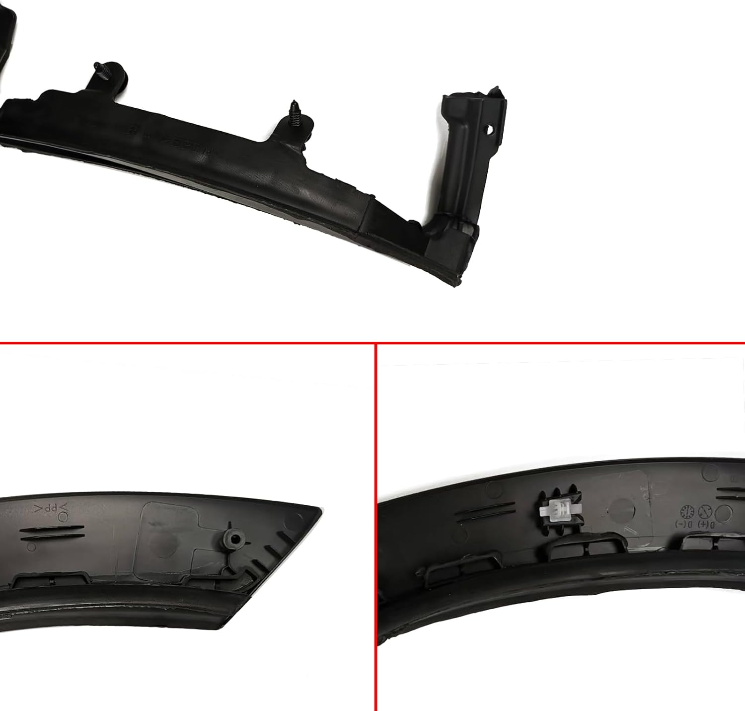 Rear Right Side Door Flare Molding Trim Compatible with Honda CRV CR-V 2017-2022 Replace for 75390-TLA-A01