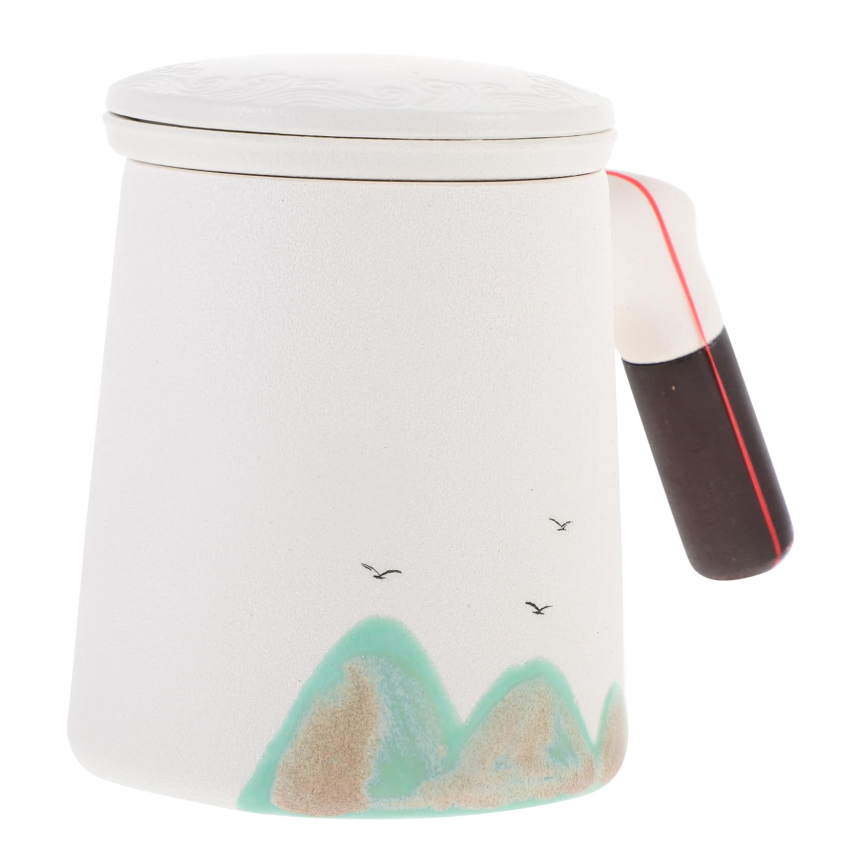 Mug à infusion en céramique vintage pour savourer votre thé préféré au bureau ou à la maison