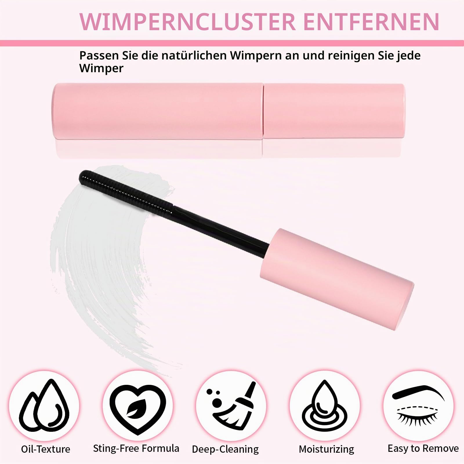 144 Pcs Falsche Wimpern Set, Wimpernverlängerung wiederverwendbar, Mischlängen 8-16 mm, mit 2 in 1 Kleber & Versiegler, Entferner, Pinzette, Pinsel, DIY für Zuhause, geeignet für Anfänger