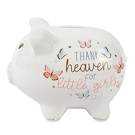 Baby Essentials My First Piggy Bank, Baby\'s First Piggy Banks for Boys and Girls (Butterflies)