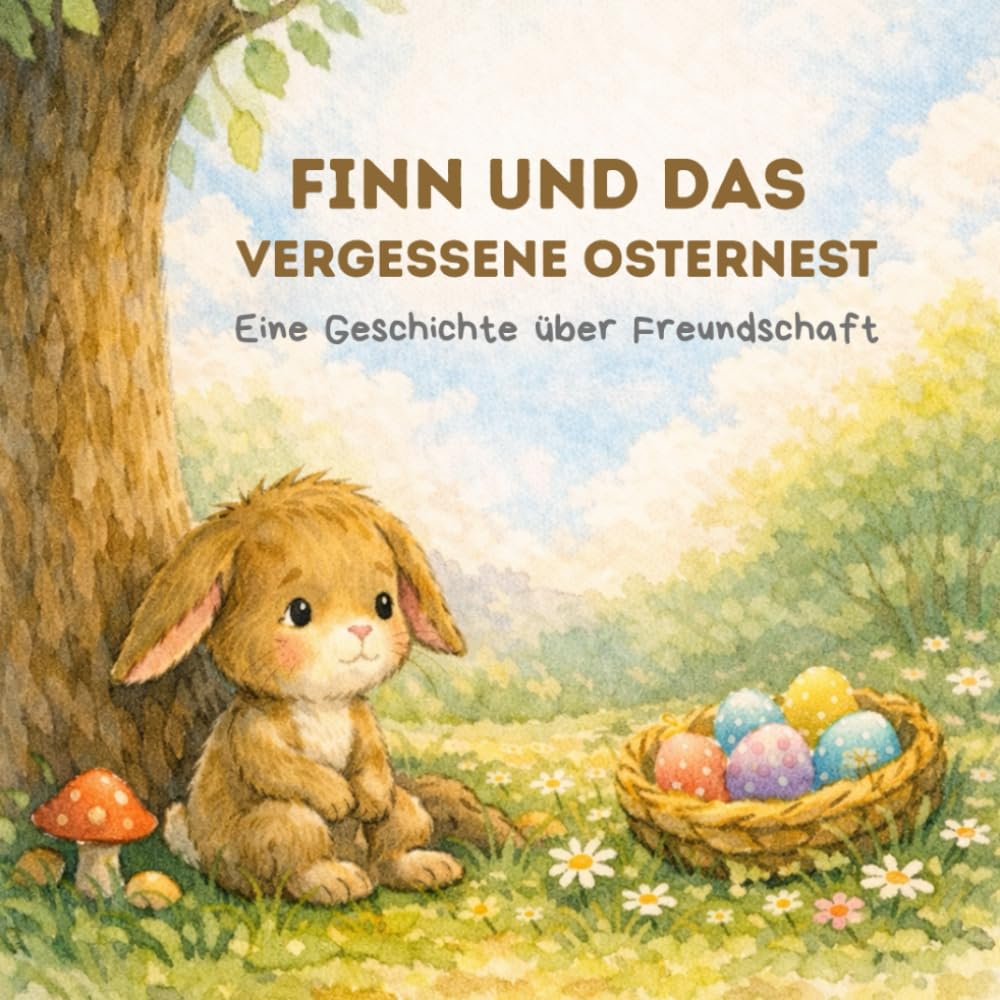 Finn und das vergessene Osternest: Ein liebevolles Bilderbuch über Freundschaft, Mut und das Gefühl, dazuzugehören – für Kinder ab 3 Jahren