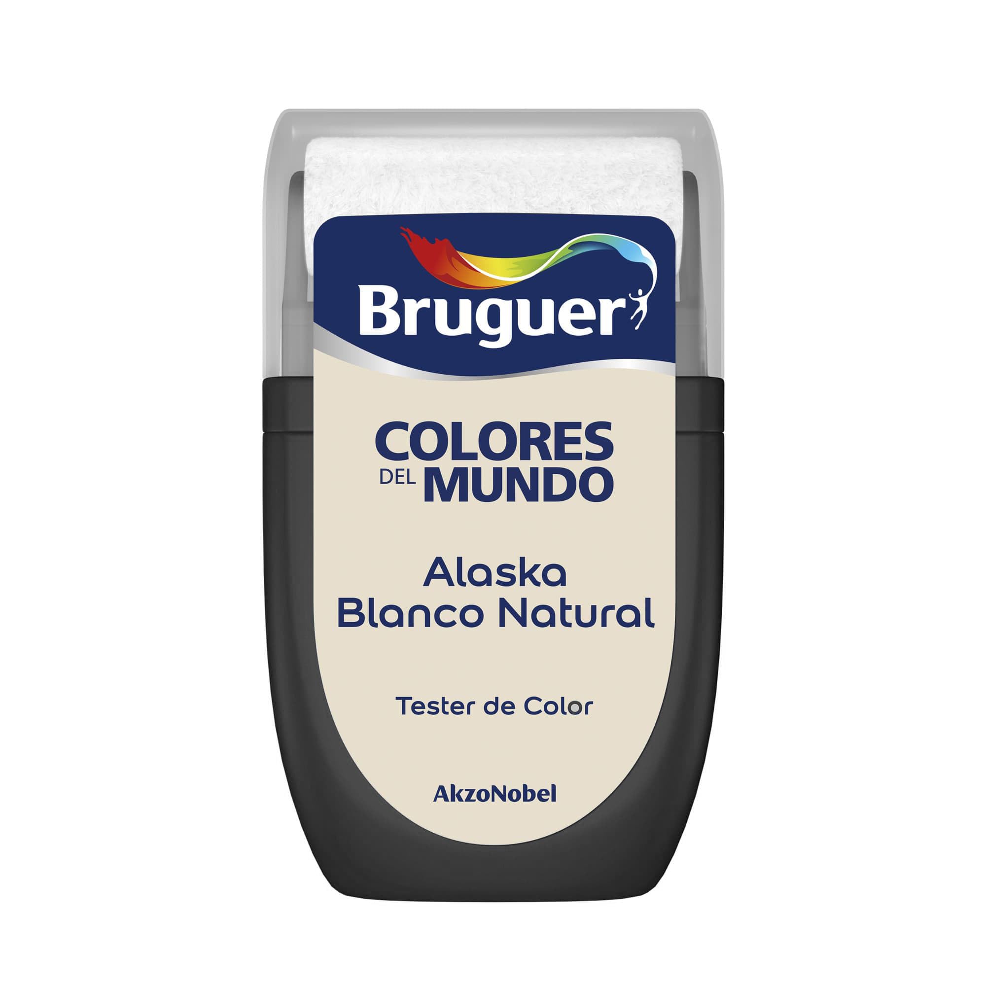 Bruguer Tester Couleurs du monde Peinture murale monocouche Alaska Blanc naturel 30 ml
