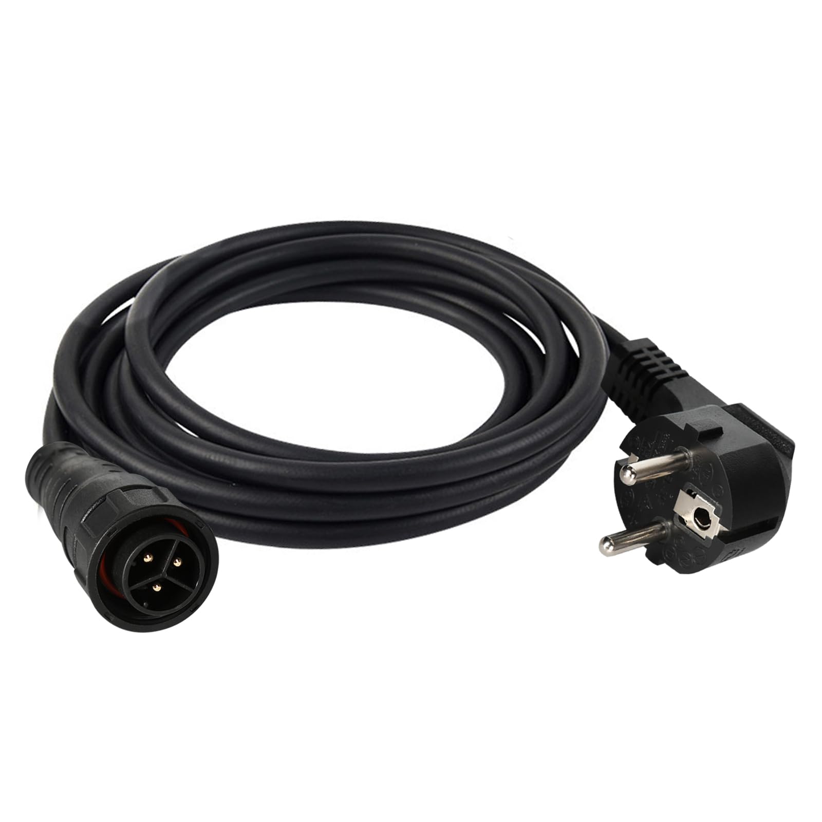 DEWIN AC Kabel, 10 Meter Solar Photovoltaik Mikro Wechselrichter AC Netzkabel 3 x 1,5 mm² für WVC Wechselrichter 600W/700W/1200W/1600W