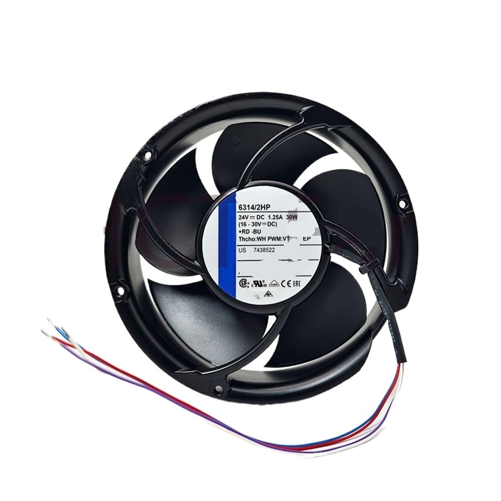 Ventilateur 6314/2HP 24V haute performance 30W à fort débit d'air