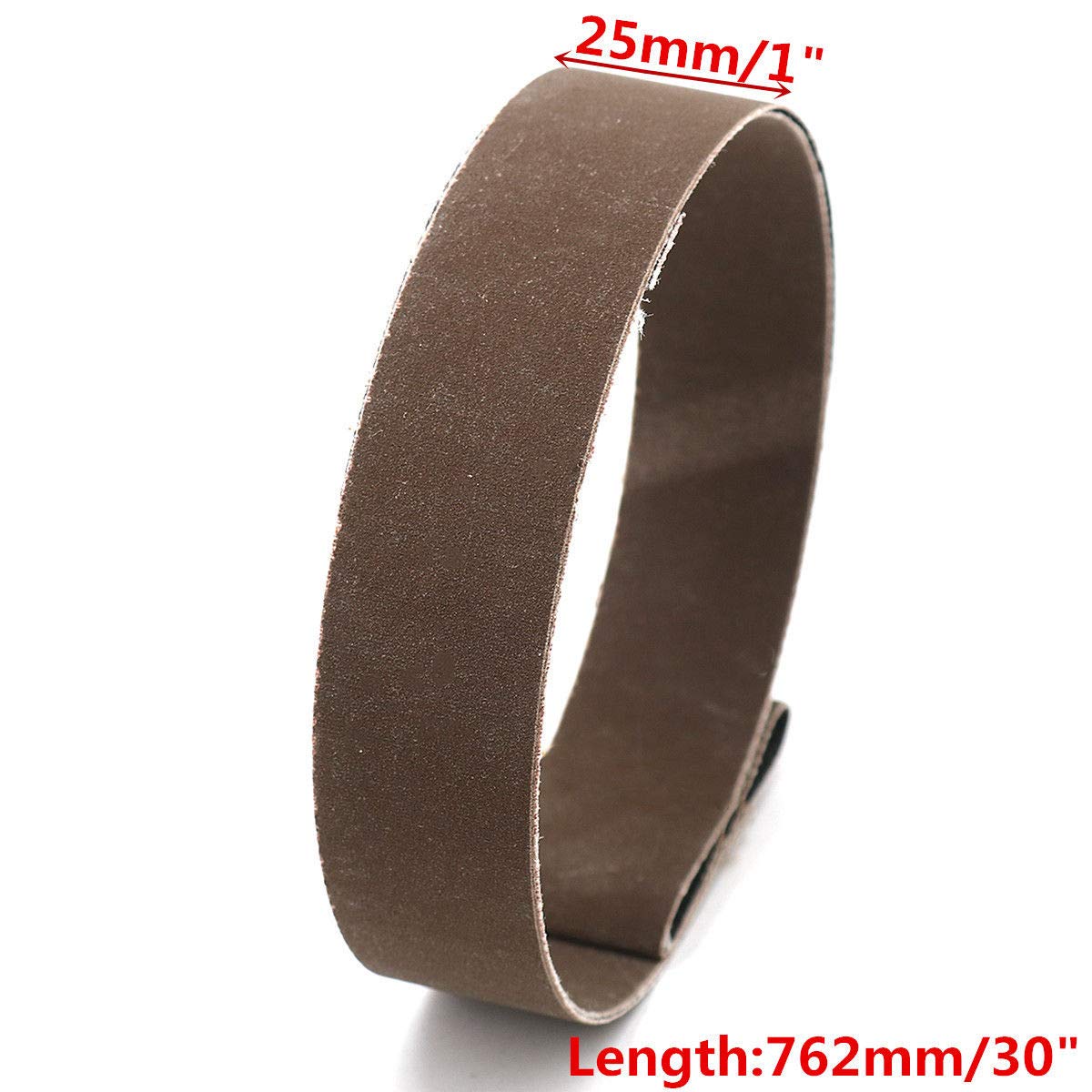 Schleifbänder für Bandschleifer, Schleifband, Schleifpapier-Polierband, 15 Stück 25 x 762 mm(600)
