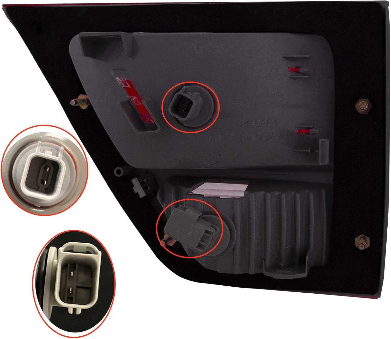 HEADLIGHTSDEPOT Inner Tail Light Compatible With Jeep Grand Cherokee 11-13 Tail Lamp Left Hand Driver Side