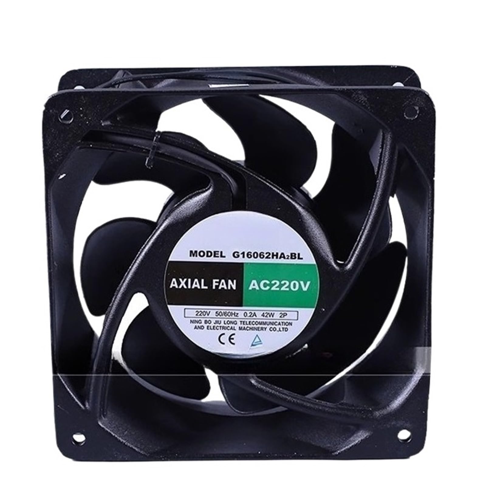OKEWGHFL G16062HA2BL HA1 Fan AC220V 16062 Dual Ball Bearing Axial Cooling Fan(G16062HA2BL 220V)