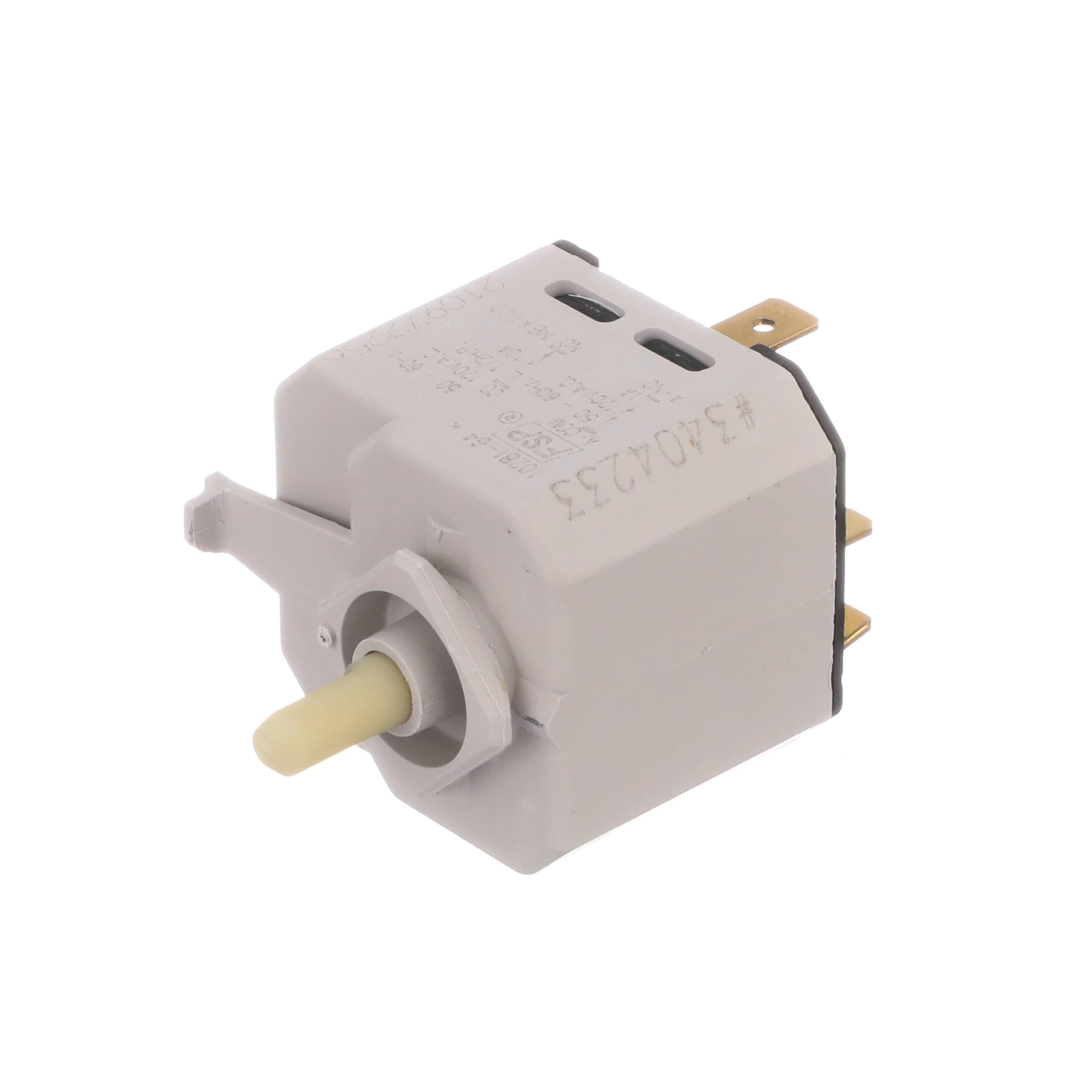Interrupteur bouton poussoir WP3404233 pour réparer un démarrage de sèche-linge