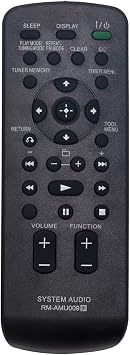RM-AMU009 RMAMU009 Replace Remote Control fit for Sony Mini Hi-Fi Component