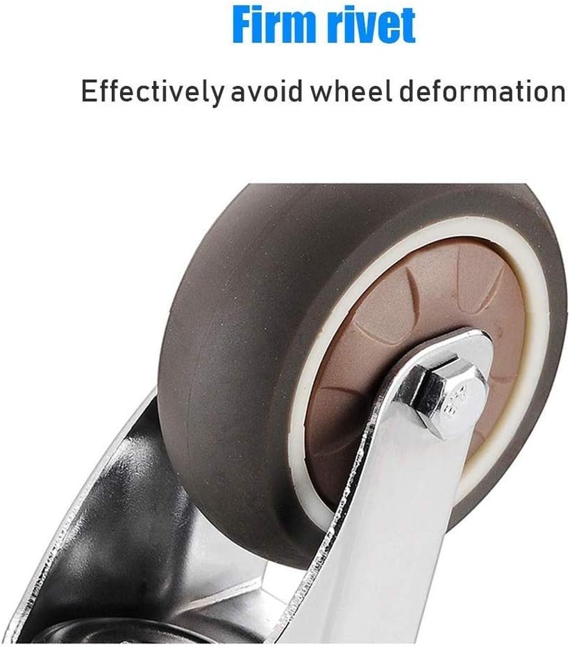 ALIAOFORZ Furniture Castors Wheels Castors Universal Office Chair Caster Replacement Wheels M8x20mm Threaded 360 Degree Rotatinchg Swivel Casters (Size : 1.25 inchch) (1 inchch) : Office Products