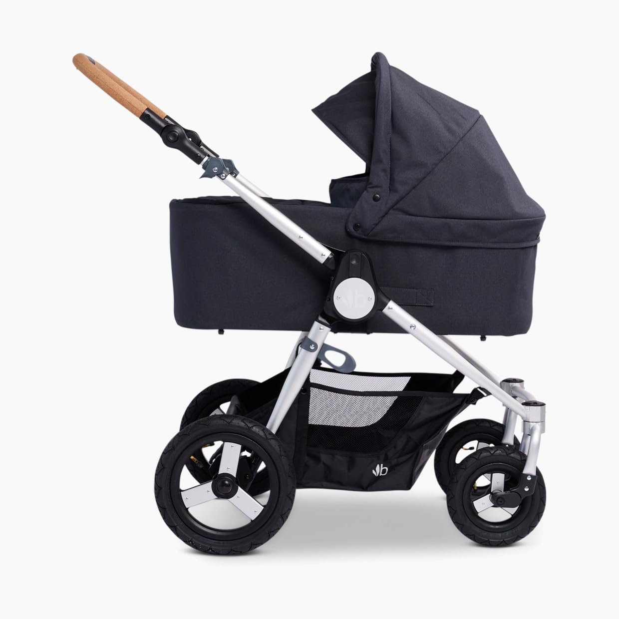 Bumbleride Portable Bassinet for Baby Stroller (Era/Indie/Speed) - Lightweight Baby Bassinet with SPF 45+ Canopy, Wind Cover, One-Hand Carry Handle, Dusk