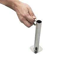 Vista 6 de Vaso de prueba de hidrómetro, acero inoxidable, duradero, reutilizable, completo con 2 cepillos de limpieza