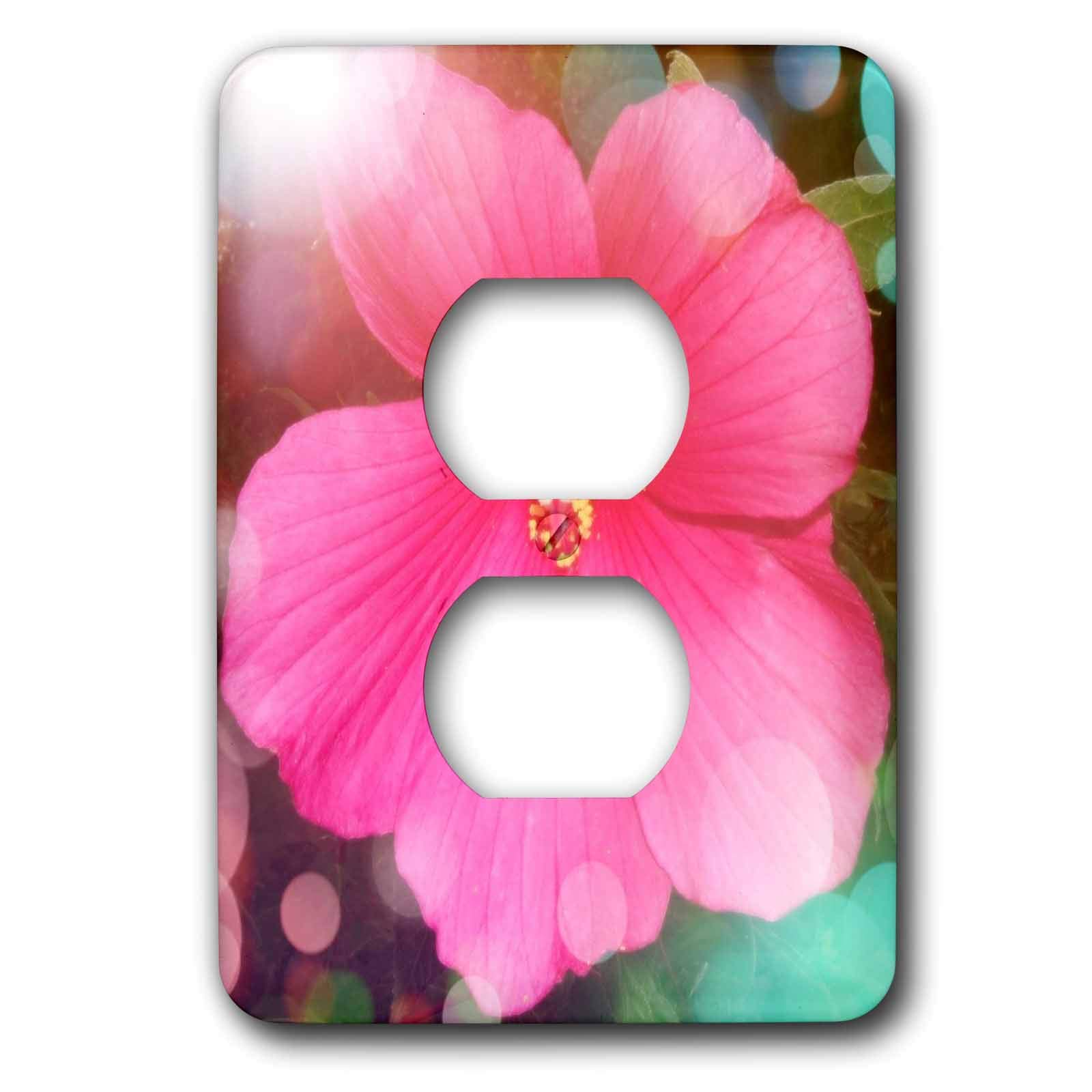 Coque de prise jacinthe magique rose résistante pour habillage mural