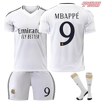 レアルマドリード　エンバペ10番　ユニフォーム Amazon | ムバッペ ユニフォーム Mbappé ユニフォーム 2024年