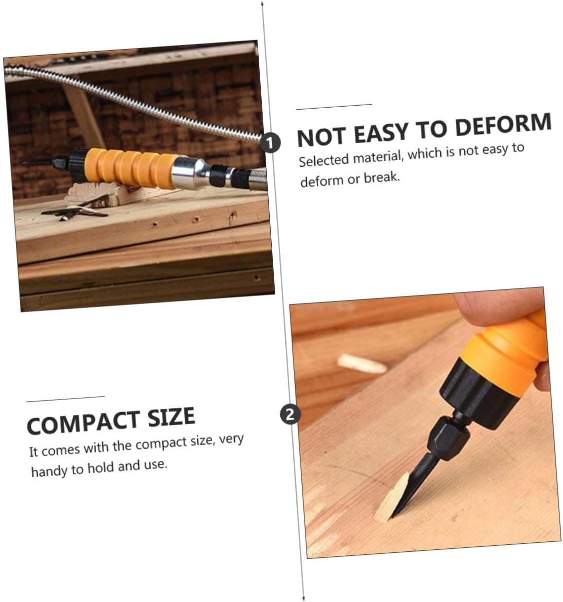 ORFOFE Wood Carving Chisel for Woodworking Carpenter Tool Electronic Wood Rasp Chisel Woodworking Accessories