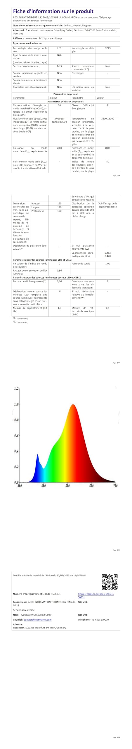 ledmo 30W Applique da Parete Interno/Esterno Angolo Regolabile del Fascio su e giù Lampada da Parete 3000K Bianco caldo IP65 Impermeabile Bianco Applique Esterno