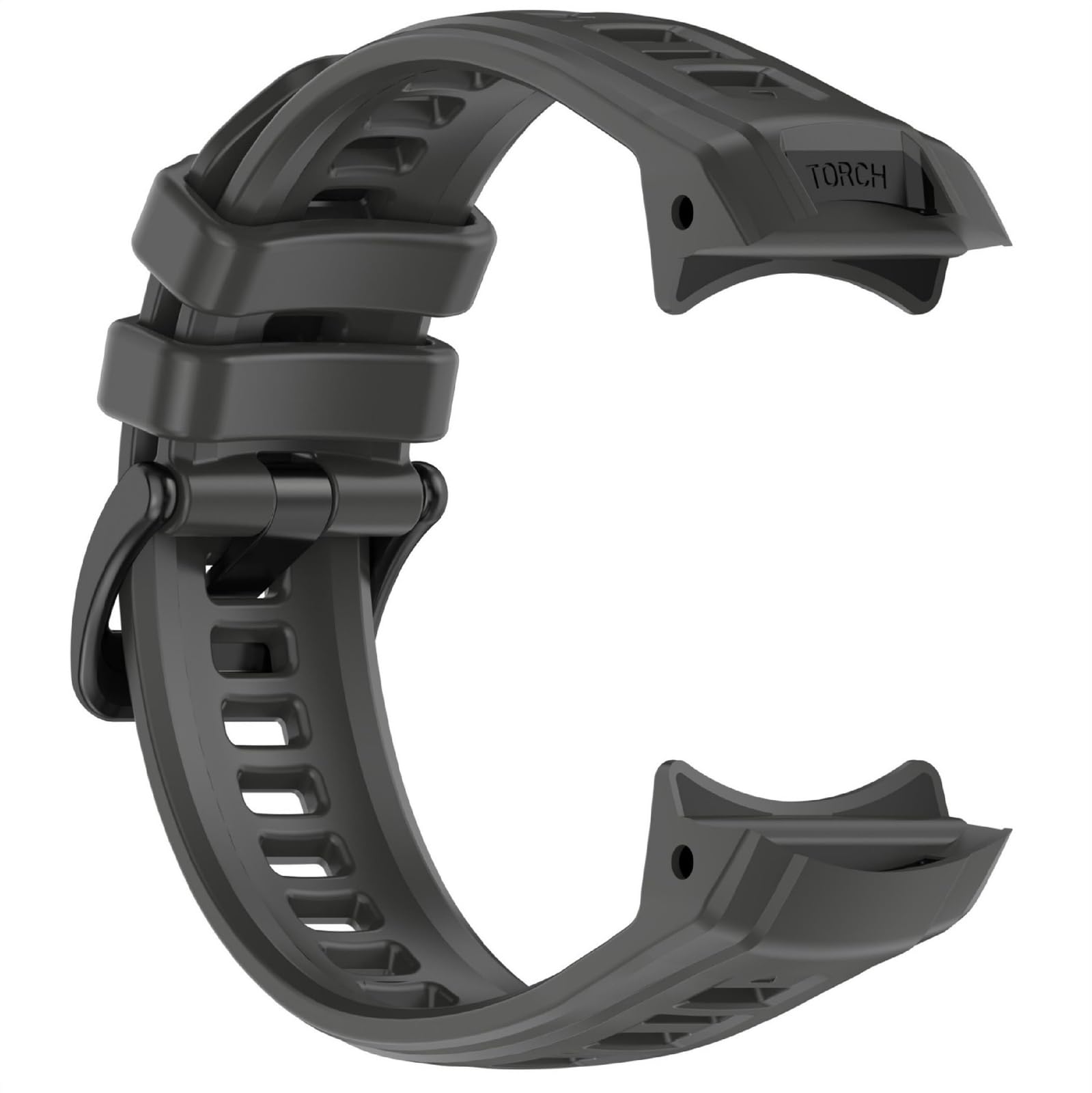 OVERSTEP Cinturino Per Garmin Instinct 3 45mm, Bracciale Sportivo In Silicone Con Sgancio Rapido, 22mm, Nero