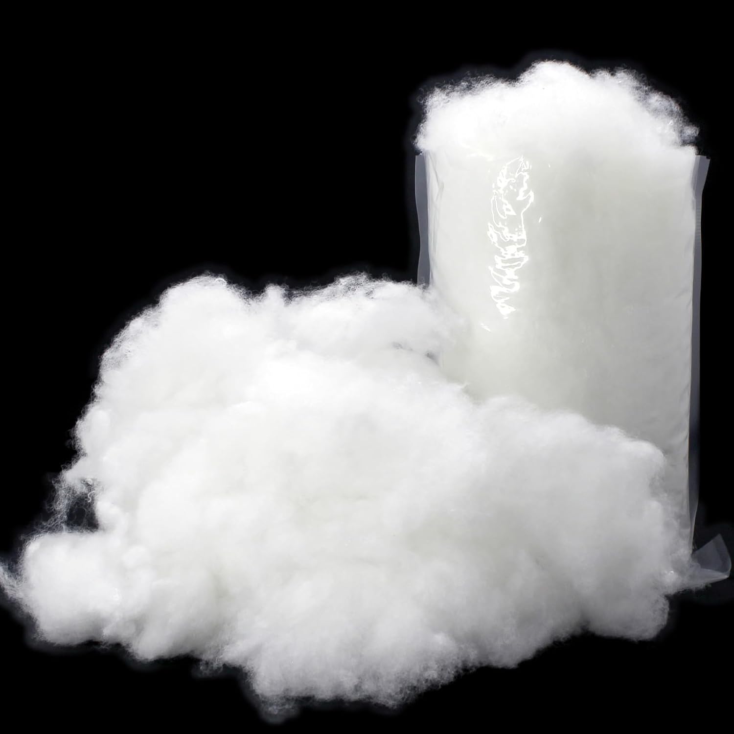 1 LB Fluffy Fake Snow Cotton Snow for Christmas Village Snow Fluff for Decorating Artificial Faux Snow for Cloud Decorations