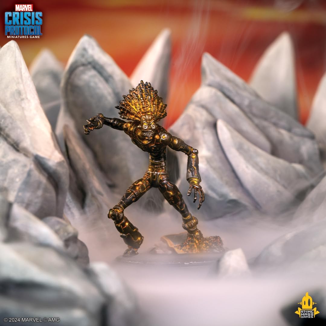 Marvel: Crisis Protocol Sunspot & Warlock Character Pack - Tabletop Superhero Game, Strategy Game for Kids & Adults, Ages 14+, 2 Players, 90 Min Playtime, Made by Atomic Mass Games