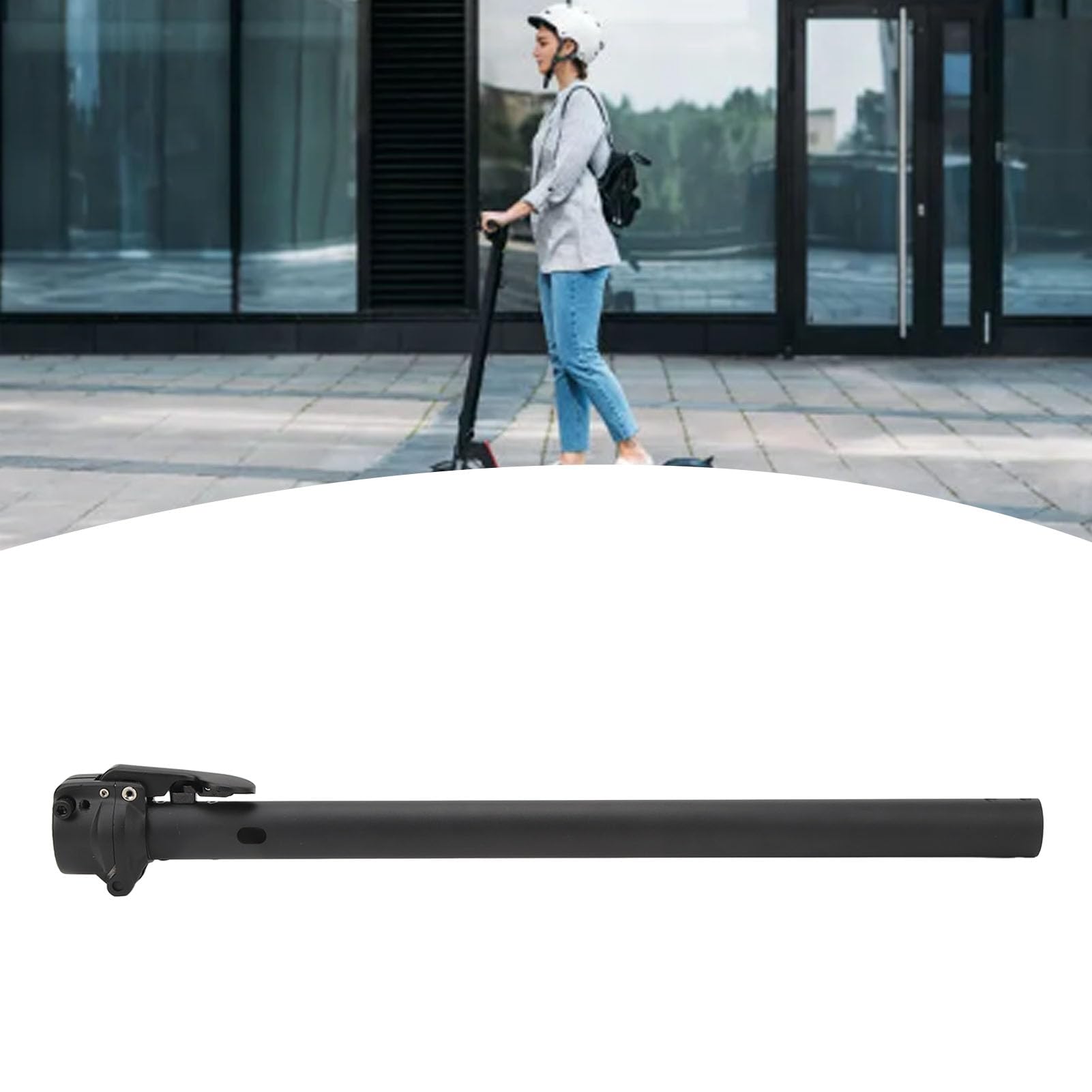 VGEBY Perche Pliante en Alliage D'Aluminium 66cm, Canne Telescopique, pour