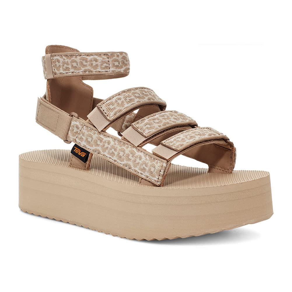 TEVA Women's Flatform Mevia Adjustable Quick-Drying Casual Sandals