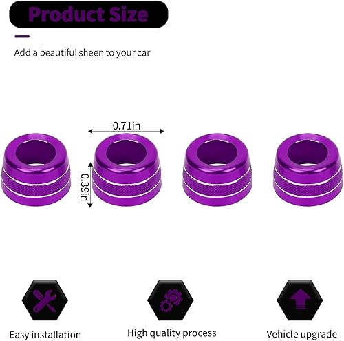 Miniatura 4 de RT-TCZ Cubierta de ventilación de ajuste de aire acondicionado de consola central, decoración de aleación de aluminio, accesorios interiores para