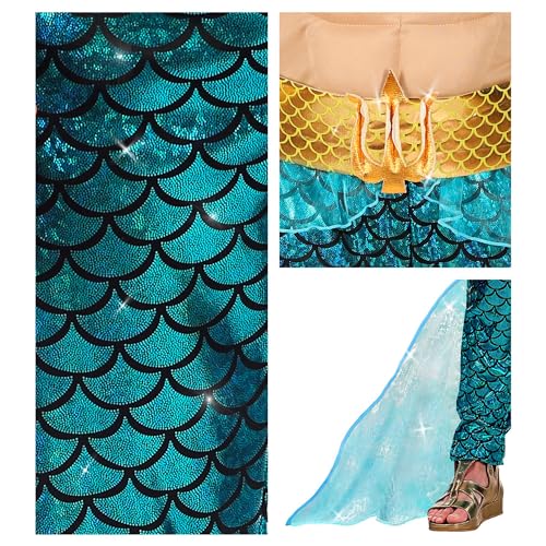 Costume Poséidon avec détails du monde sous-marin Widmann - 4