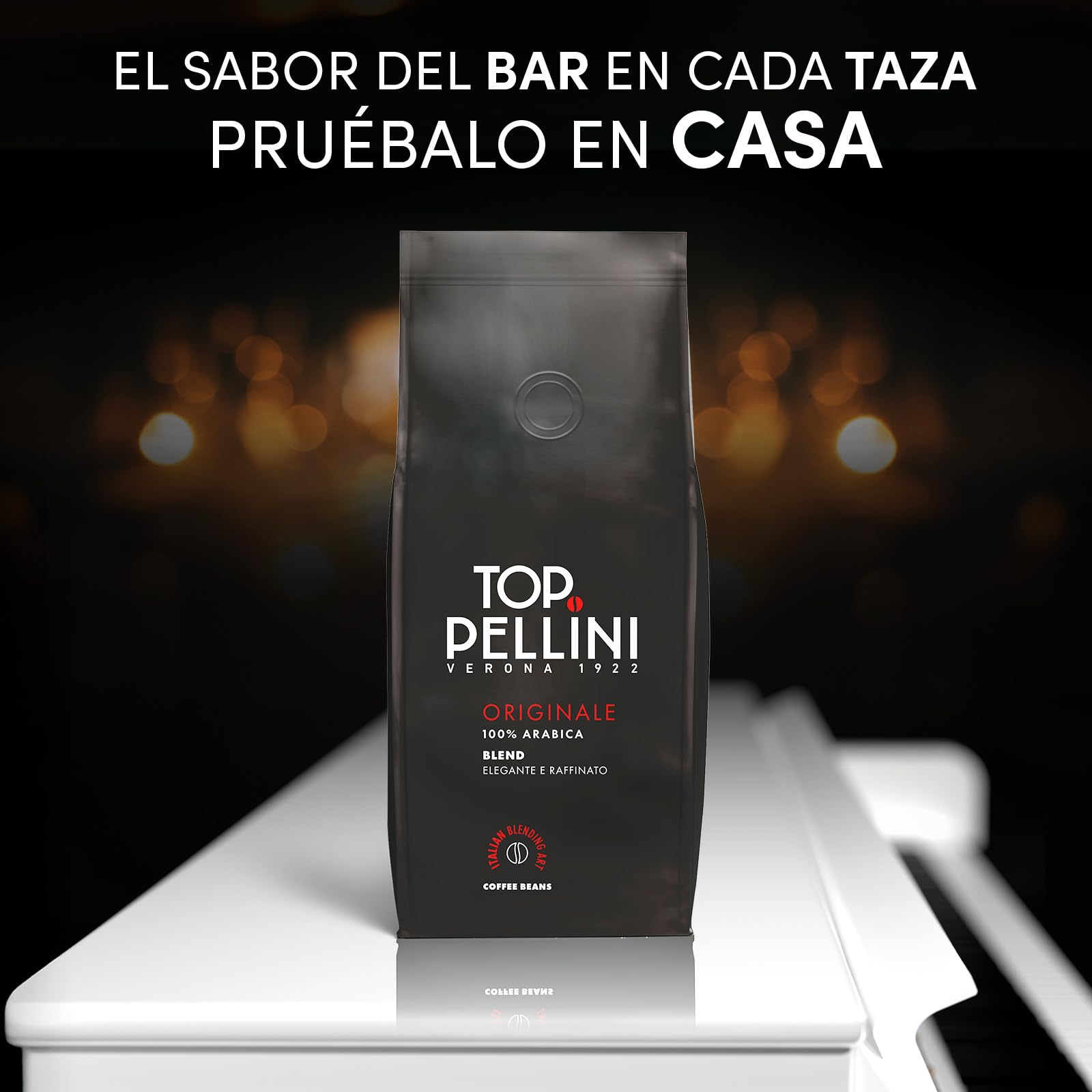 Pellini Café en Granos Top 100% Arábica 500g