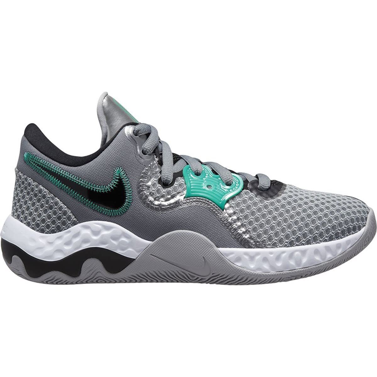 Nike Womens Renew Running Elevate Ii-Cool Grey/Black-Metallic Silver-Cw3406-005-8.5Uk (B0B12YVX9H) Amazon Price History, Amazon Price Tracker