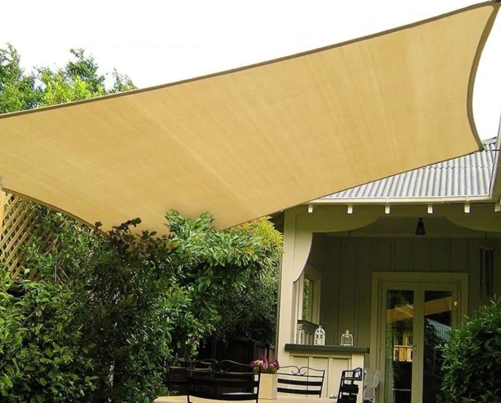VEVOR Telo parasole con protezione solare al 90 % (366 x 610 cm) per pergola con occhielli