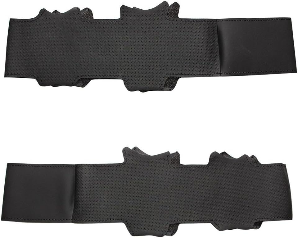 Loncky Genuine Leather Auto Custom Steering Wheel Covers for Toyota Land Cruiser 2008-2015 / Tundra 2007 2008 2009 2010 2011 2012 2013/ Sequoia 2008 2009 2010 2011 2012 2013 Accessories