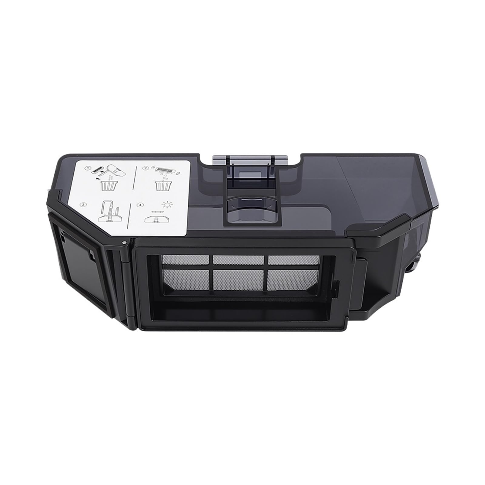 HIZON Dust Collection Bin，Compatible For Ecovacs，T50 Pro/T50 Pro Omni/T50 Omni Robot Vacuum Cleaner Part