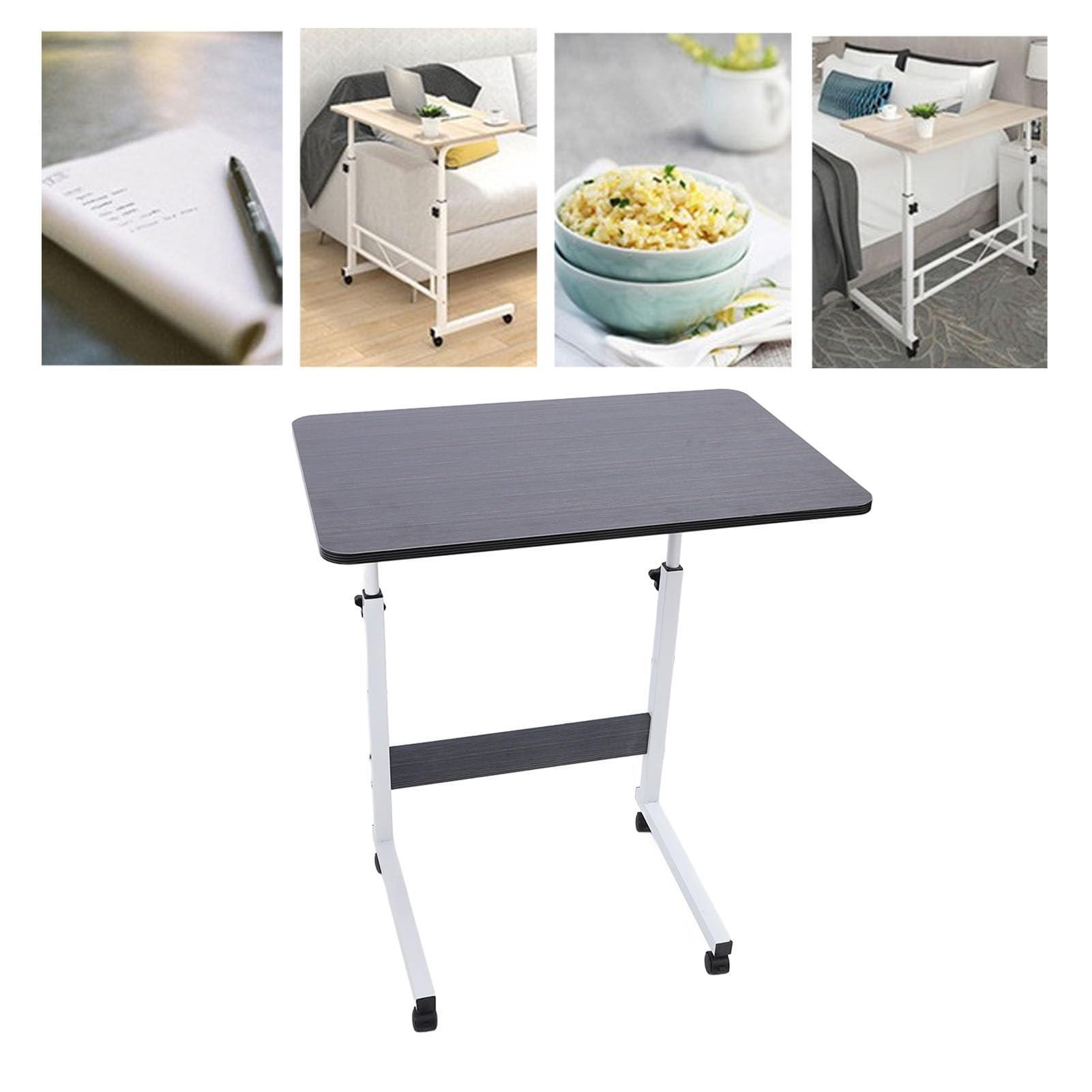 Altezza Regolabile Carrello Portatile Mobile con Rotelle, Piano