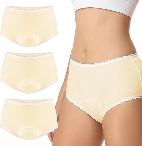 Miniatura 8 de Ropa interior para incontinencia para mujer, paquete de 6 calzoncillos de incontinencia lavables para mujer, ropa interior para incontinencia