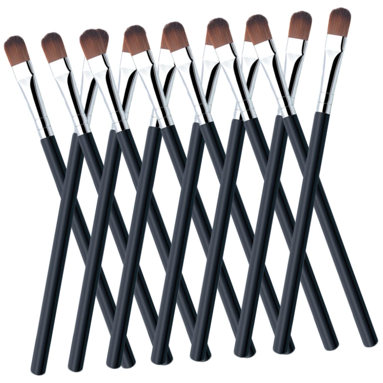 IWOWHERO 25pcs Precision Eye Shadow Brush for Women Versatile Cosmetic Makeup Tools for Eyebrows Lips and Eyes for Daily and Professional Use