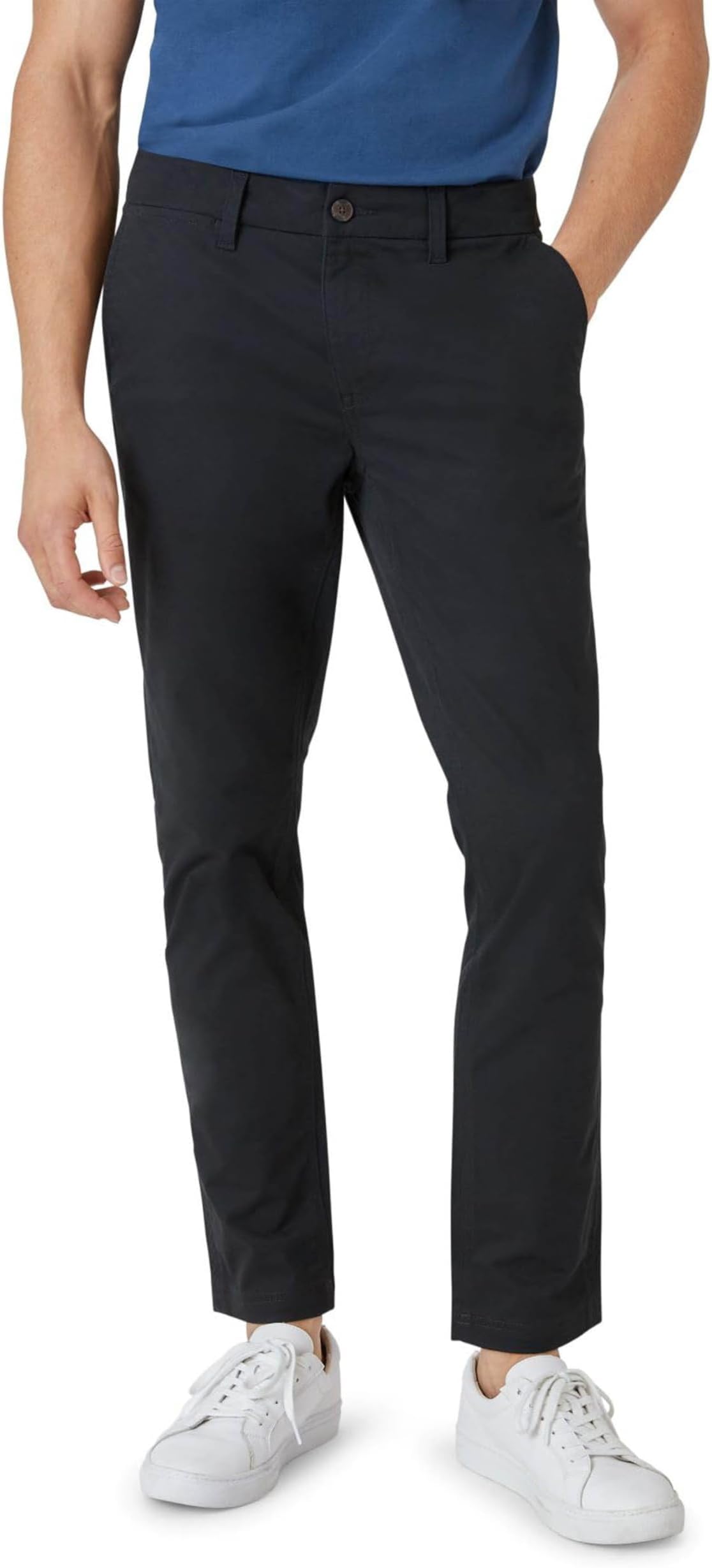 Men's Slim Fit Chino Pants - Men's Fashion Comfort Stretch Cotton Casual Pants - Stylish Tapered Chinos for Men