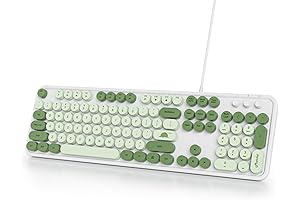 Owpkeenthy Typewriter Keyboard Green Matcha