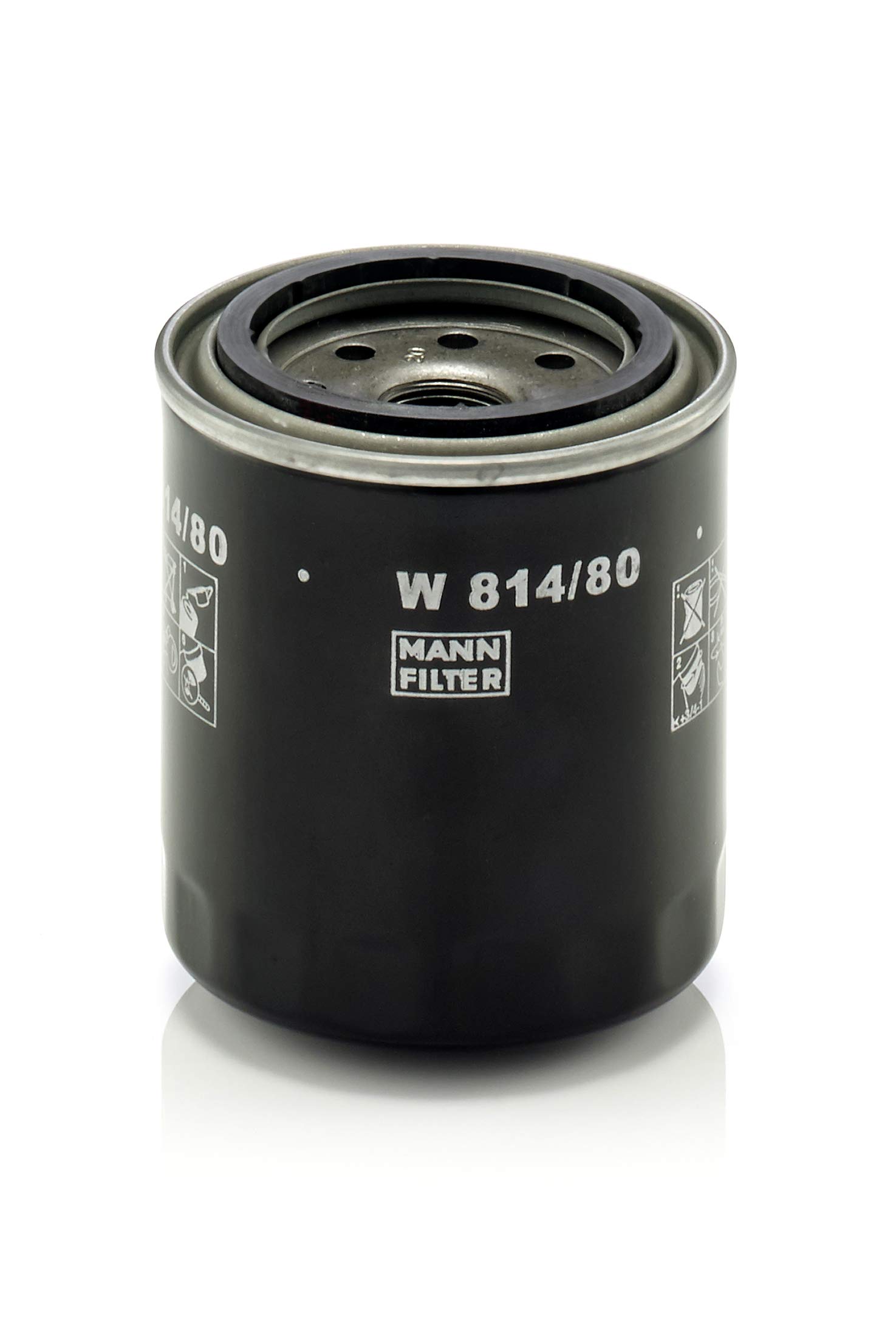 MANN-FILTERW 814/80 Oil Filter, for Cars and Utility Vehicles