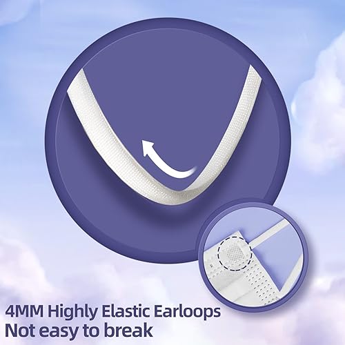 Miniatura 4 de Mascarillas desechables para niños, 50 unidades, máscara de dinosaurio y mariposa para niñas de 4 a 12 años, mascarilla transpirable y protectora