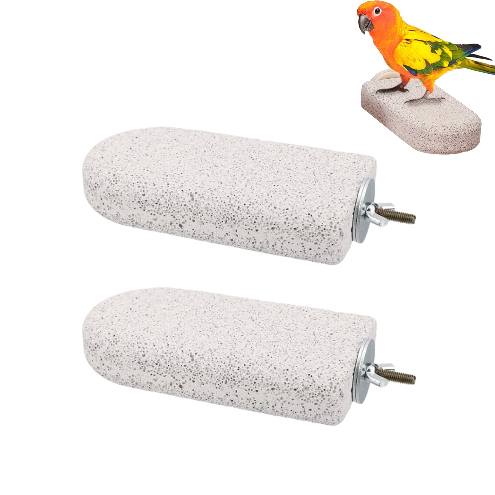 2pcs Chinchilla Lava Ledge,Hamster Accessories & Rat Toys,Pumice Chewing Climbing Platform for Teeth Grinding,Lava Rock Chew Stuff for Gerbil Toys,Rat Cage Accessories,Hamster Stuff & Pet Enrichment