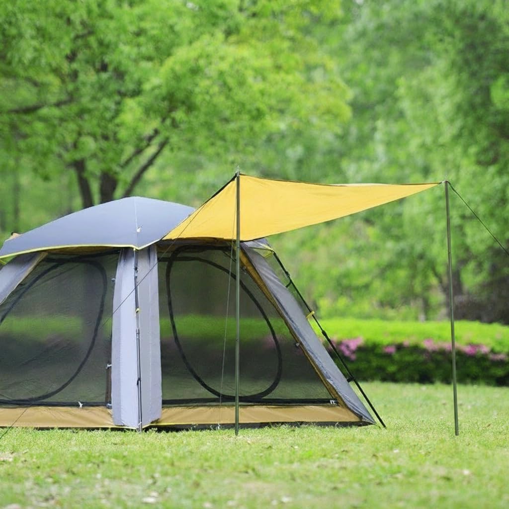 e Zeltstangen aus Aluminiumlegierung für Sonnensegel und Tarps, 1.5mm Wandstärke