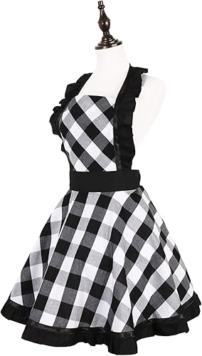Miniatura 4 de RosieLily Retro Aprons for Women Vintage Apron Kitchen Apron for Cooking Baking BBQ Grilling Sexy Mothers Day Gifts Cute