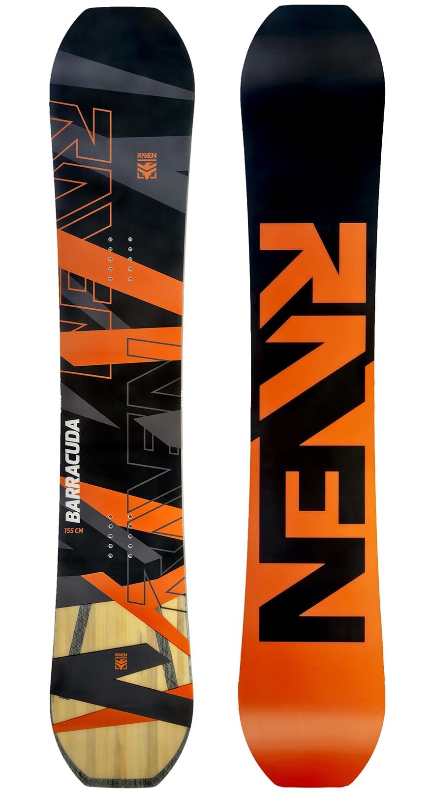 Raven - Barracuda Carbon Orange RAVEN Snowboard 147 Mixte Adulte Raven 147 Adulte Mixte