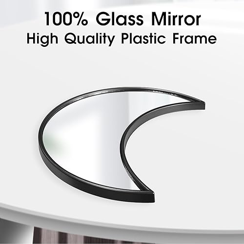 Miniatura 7 de Juego de espejos de fase lunar de cristal, espejo de pared bohemio, nunca distorsionado, bohemio, para colgar en la pared, espejo luna, decoración