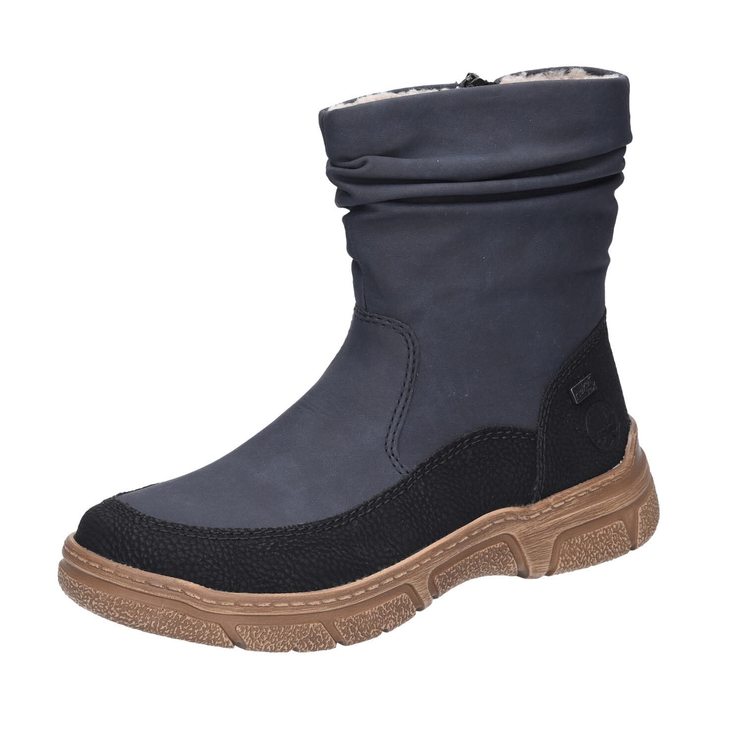 Rieker Women's 72382 Short Boots, Blue, 36 EU, blue, 3.5 UK