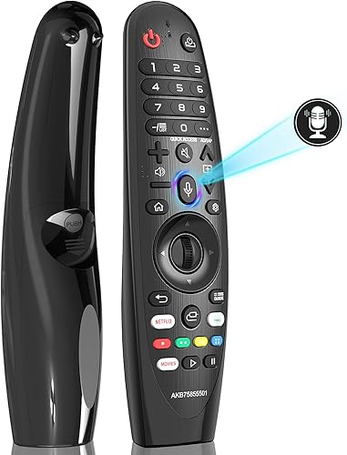 Control remoto de voz universal con función de voz y puntero compatible con LG 2018-2024 UHD OLED QNED NanoCell 4K 8K Smart TV